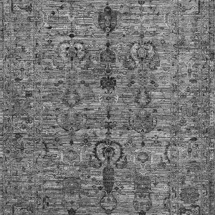 Machine Washable Oriental Gray Industrial Rug, wshurb2427gry