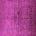 Square Oriental Pink Industrial Rug, urb2428pnk