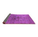 Sideview of Oriental Purple Industrial Rug, urb2428pur