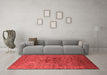 Industrial Red Washable Rugs