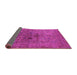 Sideview of Oriental Pink Industrial Rug, urb2428pnk