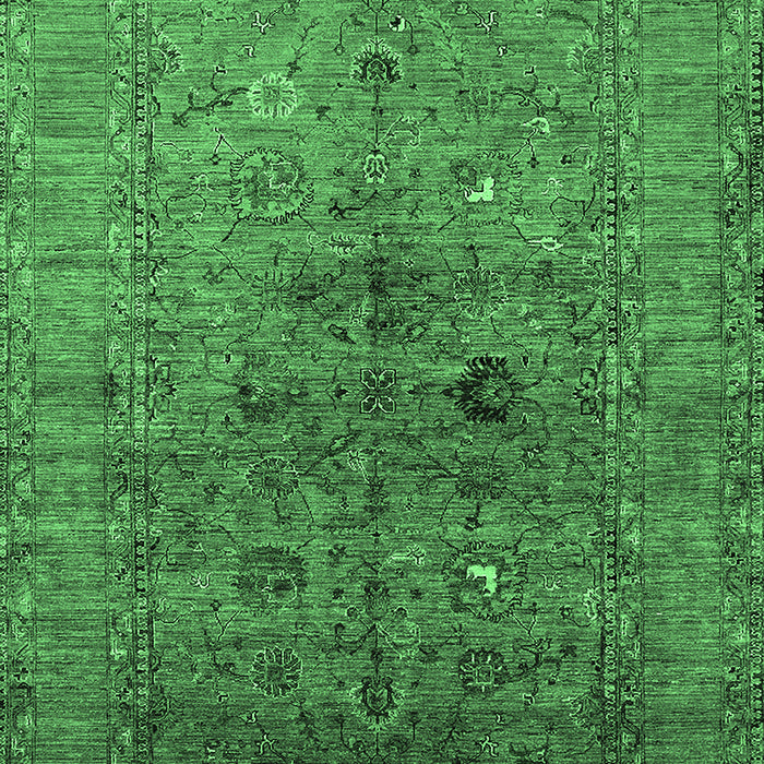 Oriental Emerald Green Industrial Rug, urb2428emgrn