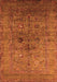 Oriental Orange Industrial Rug, urb2428org