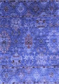 Oriental Blue Industrial Rug, urb2429blu