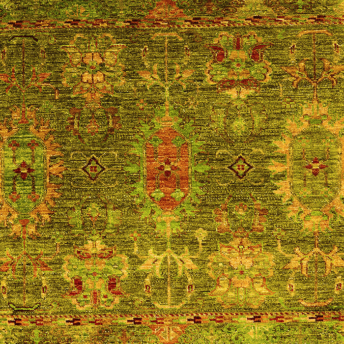 Oriental Yellow Industrial Rug, urb2429yw