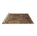 Sideview of Machine Washable Oriental Brown Industrial Rug, wshurb2429brn