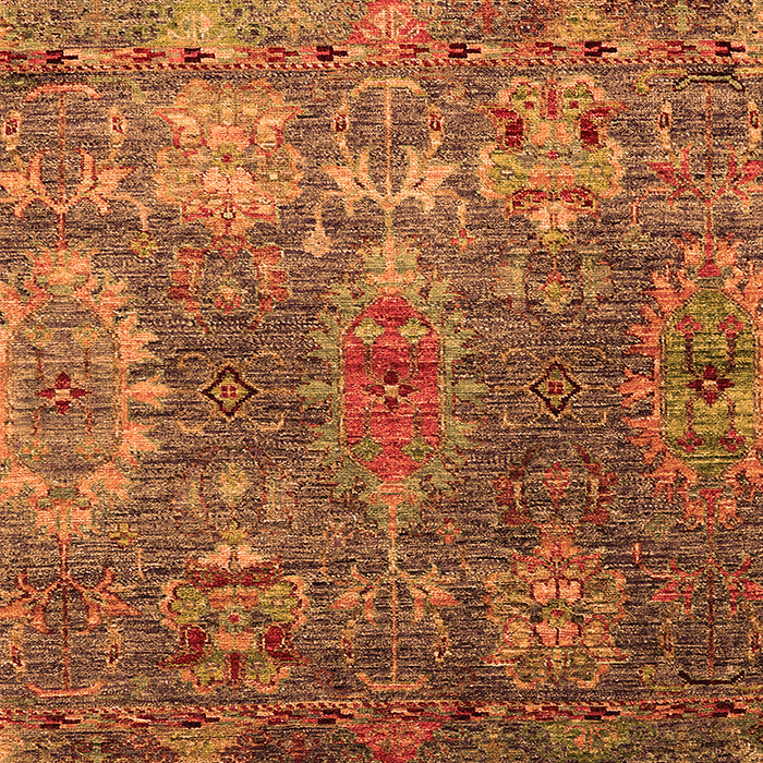 Machine Washable Oriental Orange Industrial Area Rugs, wshurb2429org