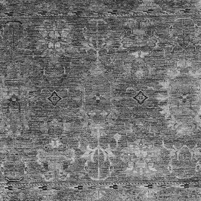 Machine Washable Oriental Gray Industrial Rug, wshurb2429gry