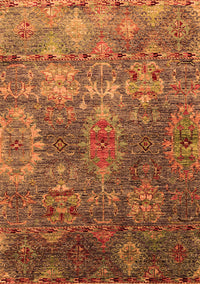 Oriental Orange Industrial Rug, urb2429org