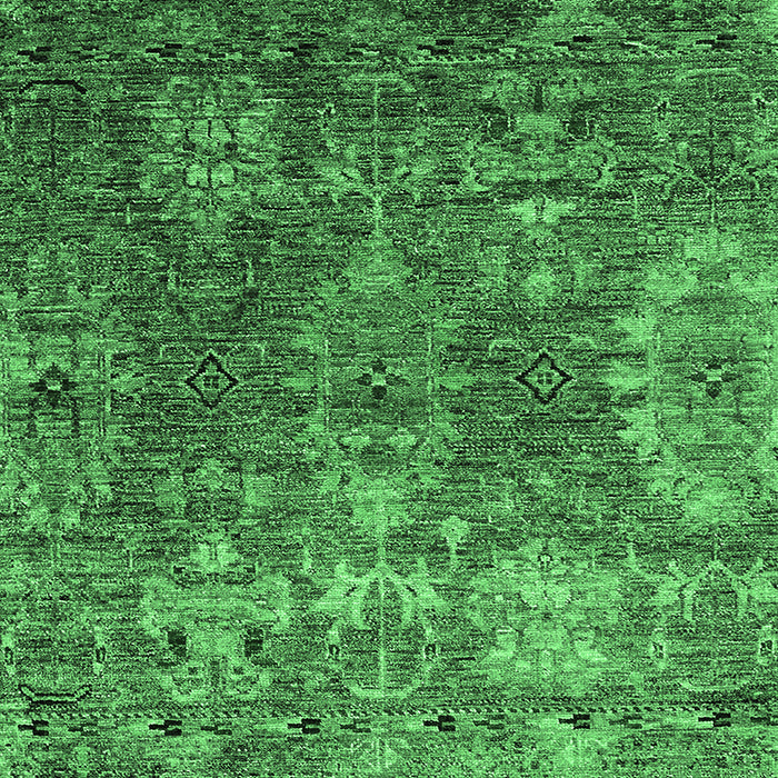 Oriental Emerald Green Industrial Rug, urb2429emgrn