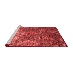 Industrial Red Washable Rugs
