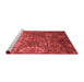 Industrial Red Washable Rugs