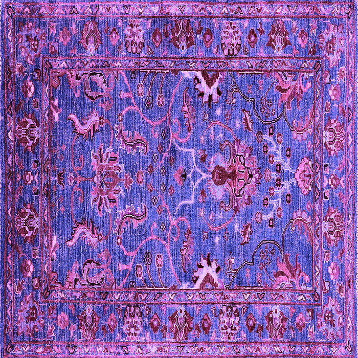 Square Oriental Purple Industrial Rug, urb2430pur