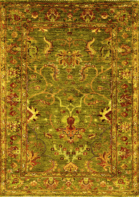 Oriental Yellow Industrial Rug, urb2430yw