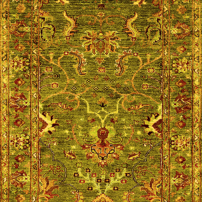 Oriental Yellow Industrial Rug, urb2430yw