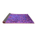 Sideview of Oriental Purple Industrial Rug, urb2430pur