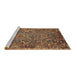 Sideview of Machine Washable Oriental Brown Industrial Rug, wshurb2430brn