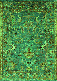 Oriental Green Industrial Rug, urb2430grn