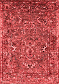 Oriental Red Industrial Rug, urb2430red