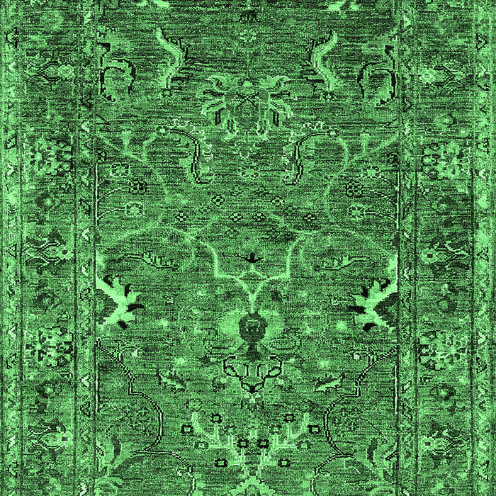 Oriental Emerald Green Industrial Rug, urb2430emgrn