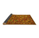 Sideview of Oriental Yellow Industrial Rug, urb2431yw