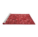 Industrial Red Washable Rugs