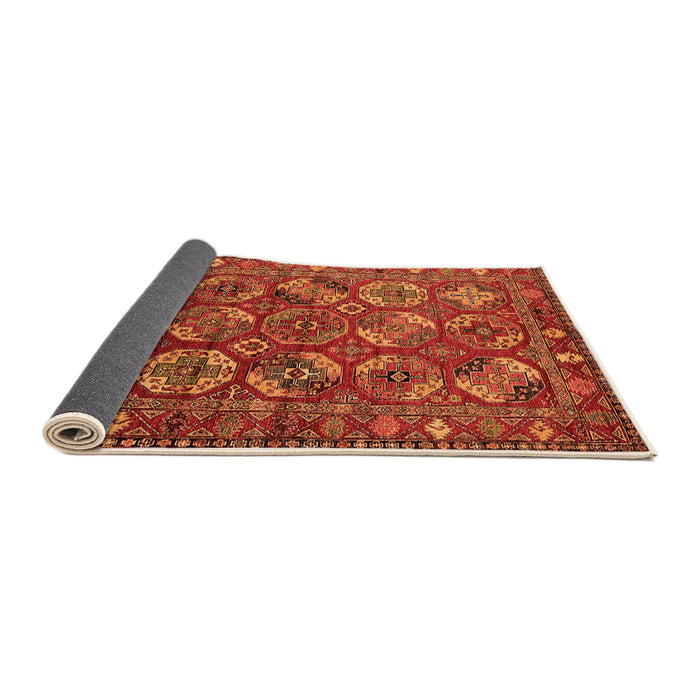 Sideview of Oriental Orange Industrial Rug, urb2431org