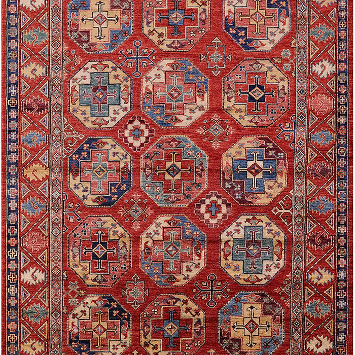 Machine Washable Industrial Modern Tomato Red Rug, wshurb2431