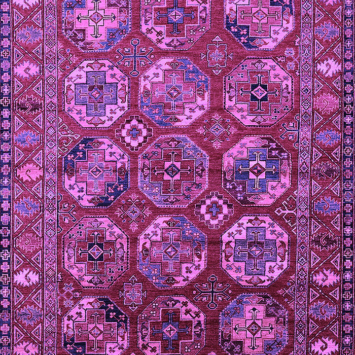 Machine Washable Oriental Purple Industrial Area Rugs, wshurb2431pur