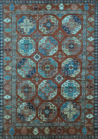 Oriental Light Blue Industrial Rug, urb2431lblu