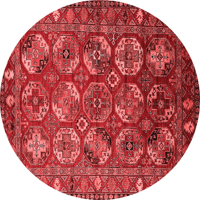 Machine Washable Oriental Red Industrial Rug, wshurb2431red