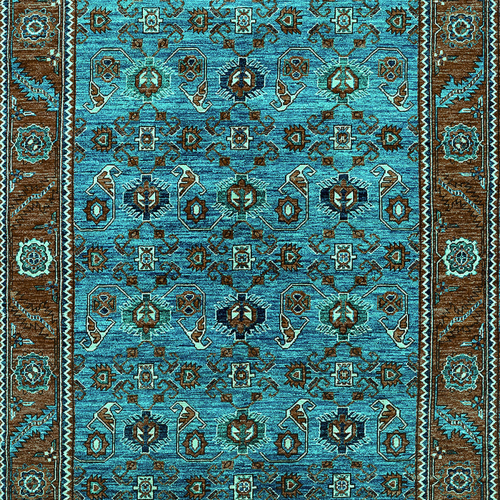 Oriental Turquoise Industrial Rug, urb2432turq