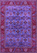 Machine Washable Oriental Purple Industrial Area Rugs, wshurb2432pur