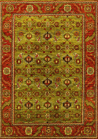 Oriental Yellow Industrial Rug, urb2432yw