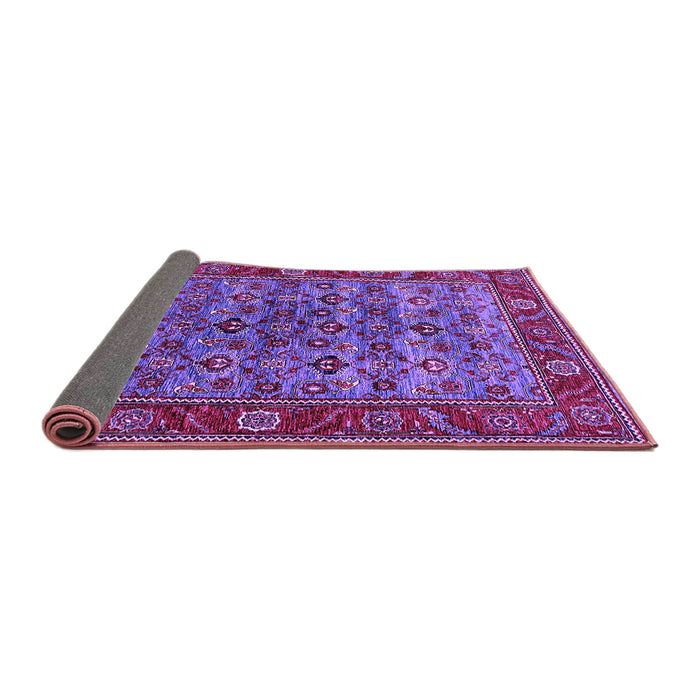 Sideview of Oriental Purple Industrial Rug, urb2432pur