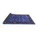 Sideview of Oriental Blue Industrial Rug, urb2432blu