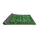 Sideview of Oriental Emerald Green Industrial Rug, urb2432emgrn