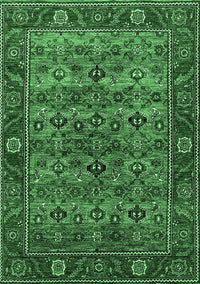 Oriental Emerald Green Industrial Rug, urb2432emgrn