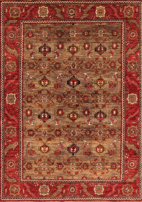 Oriental Orange Industrial Rug, urb2432org