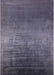 Machine Washable Industrial Modern Purple Navy Blue Rug, wshurb2433