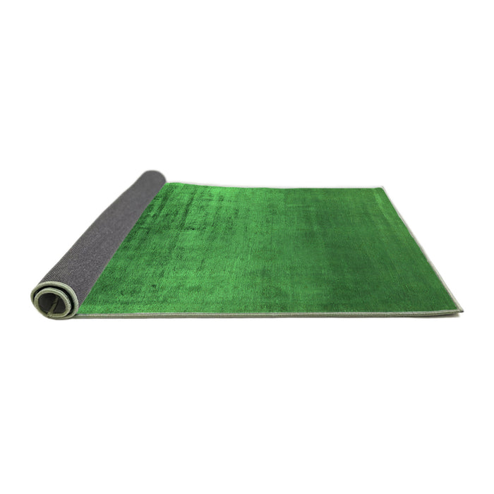 Sideview of Oriental Green Industrial Rug, urb2433grn