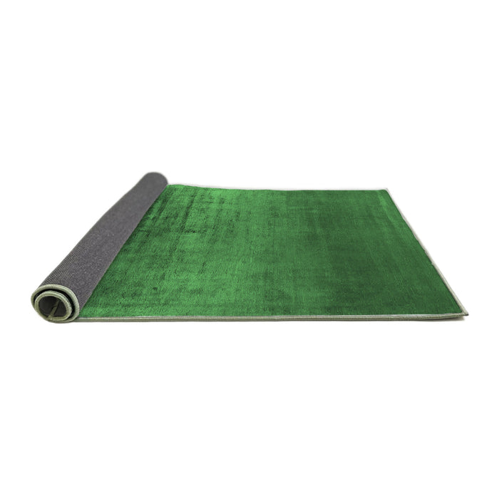 Sideview of Oriental Emerald Green Industrial Rug, urb2433emgrn