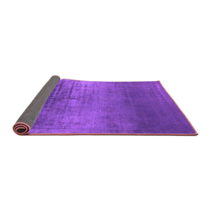 Sideview of Oriental Purple Industrial Rug, urb2433pur