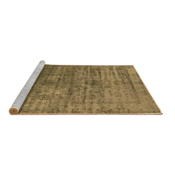 Sideview of Machine Washable Oriental Brown Traditional Rug, wshurb2434brn