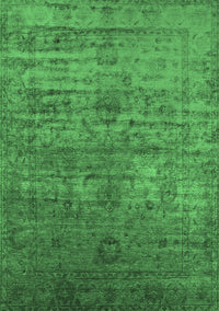 Oriental Emerald Green Traditional Rug, urb2434emgrn