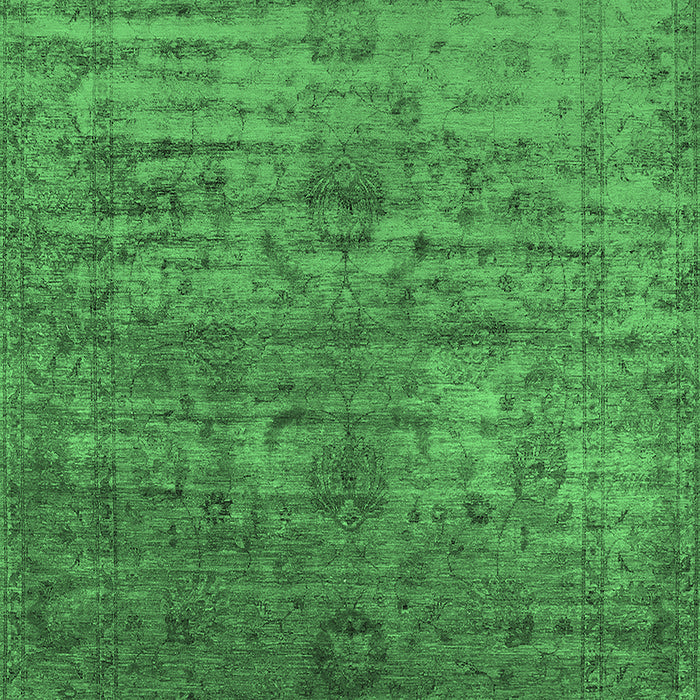 Oriental Emerald Green Traditional Rug, urb2434emgrn
