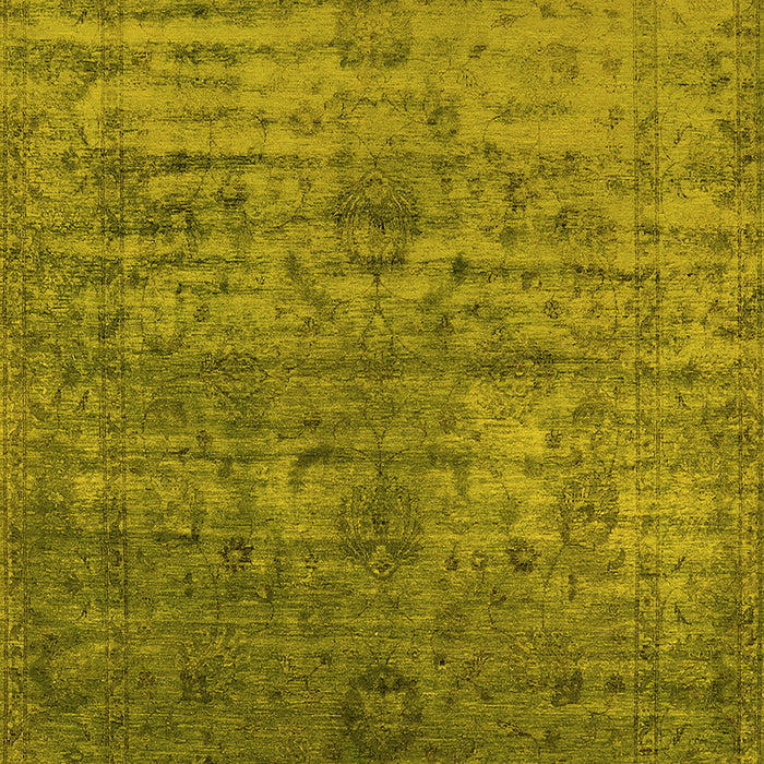 Oriental Yellow Traditional Rug, urb2434yw