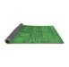 Sideview of Oriental Emerald Green Traditional Rug, urb2434emgrn