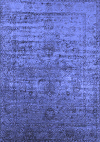 Oriental Blue Traditional Rug, urb2434blu