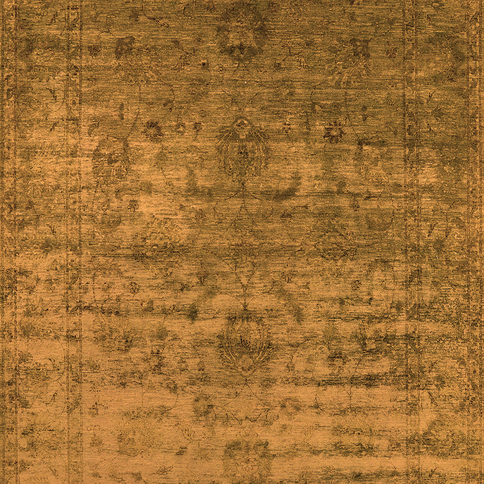 Oriental Orange Traditional Rug, urb2434org